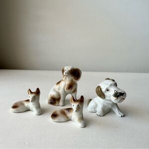 Vintage Bundle of Porcelain Dogs